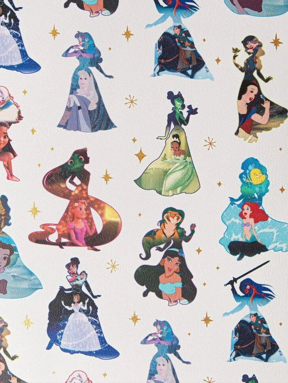 LOUNGEFLY Disney Princesses Dress Mini Backpack